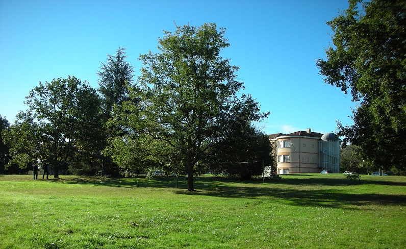 Un grand parc arboré